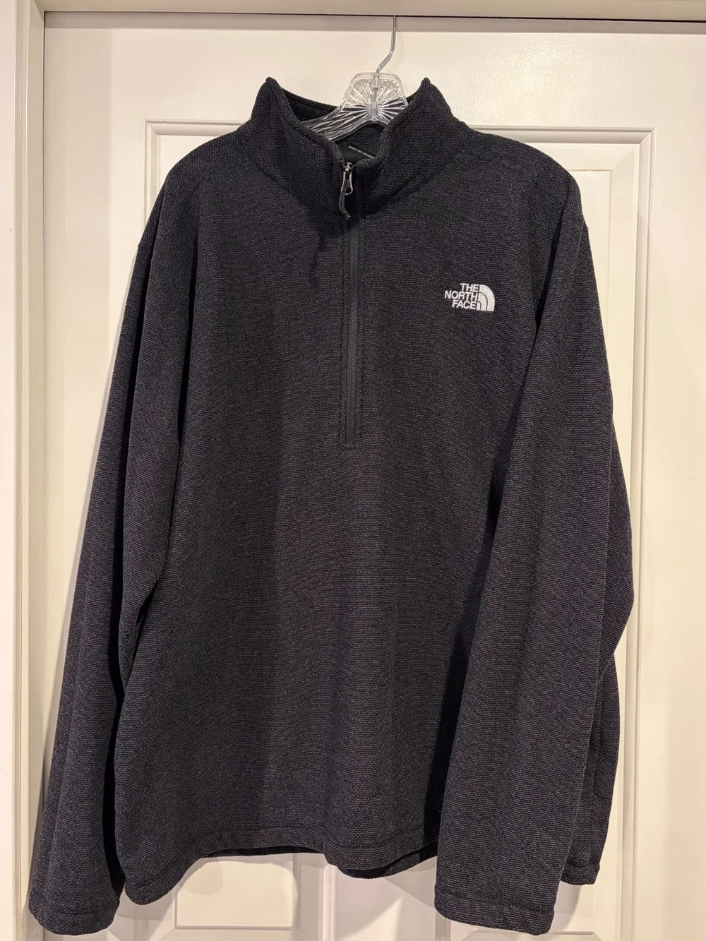 Men’s North Face Half-Zip Sweater Pullover - Charcoal XXL